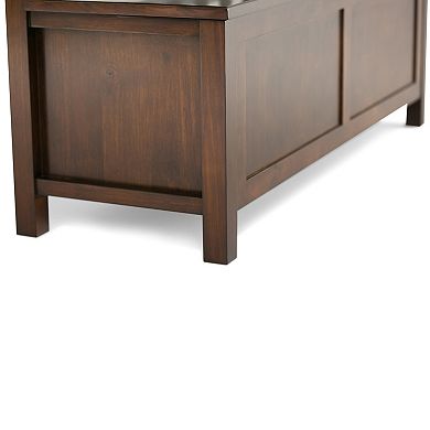 Simpli Home Artisan Contemporary Entryway Storage Bench