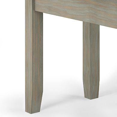 Simpli Home Artisan Rectangle Contemporary Narrow End Side Table