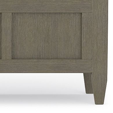 Simpli Home Brooklyn Contemporary Entryway Storage Bench