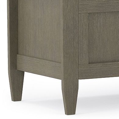 Simpli Home Brooklyn Contemporary Entryway Storage Bench