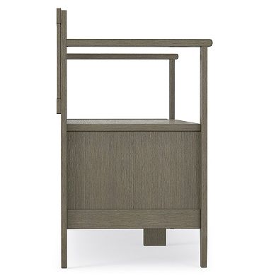 Simpli Home Brooklyn Contemporary Entryway Storage Bench
