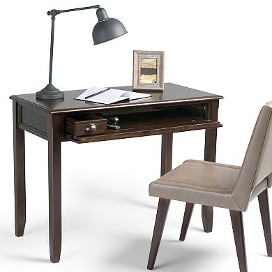 Simpli Home Burlington Traditional Writing Office Desk