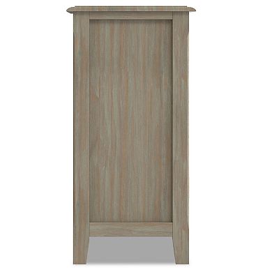 Simpli Home Burlington Low Storage Cabinet