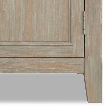 Simpli Home Burlington Low Storage Cabinet