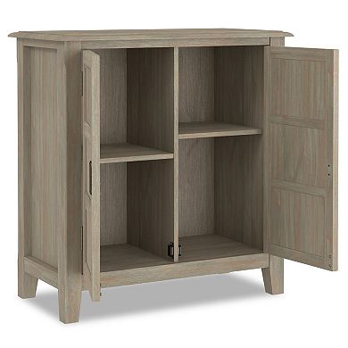 Simpli Home Burlington Low Storage Cabinet