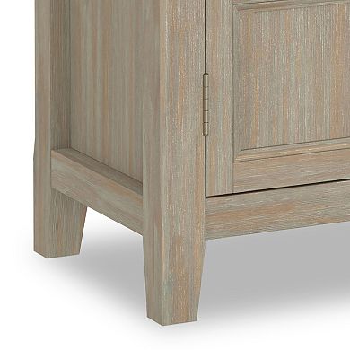 Simpli Home Burlington Low Storage Cabinet