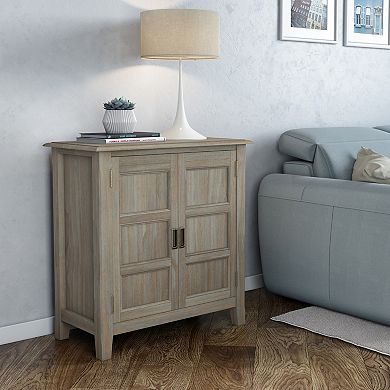 Simpli Home Burlington Low Storage Cabinet