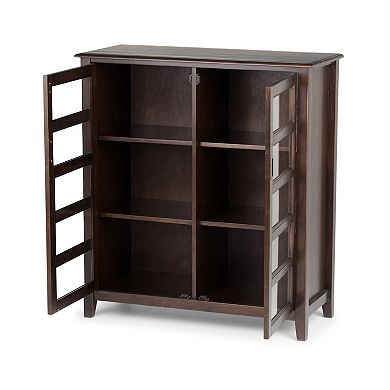 Simpli Home Burlington Traditional Medium Storage Cabinet