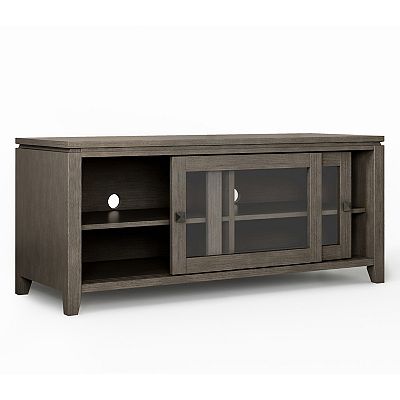 Simpli Home Cosmopolitan Contemporary Wood TV Media Stand