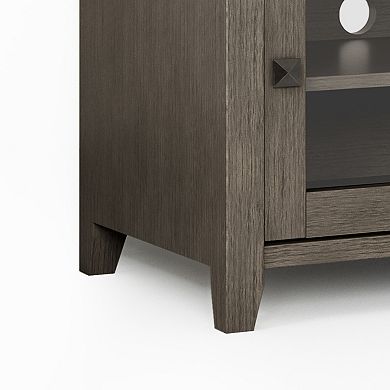Simpli Home Cosmopolitan Contemporary Wood TV Media Stand