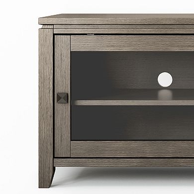 Simpli Home Cosmopolitan Contemporary Wood TV Media Stand