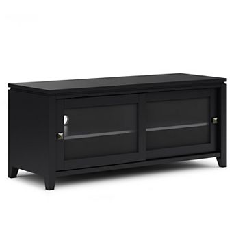 Simpli Home Cosmopolitan Contemporary Wood TV Media Stand