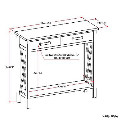 Simpli Home Kitchener Console Table