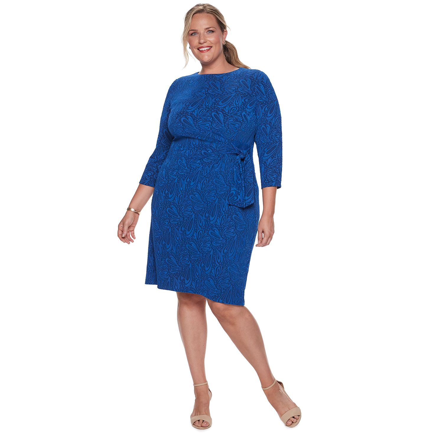 paisley sheath dress