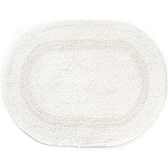 Chesapeake Oval Tub Mat Ivory (17x24)