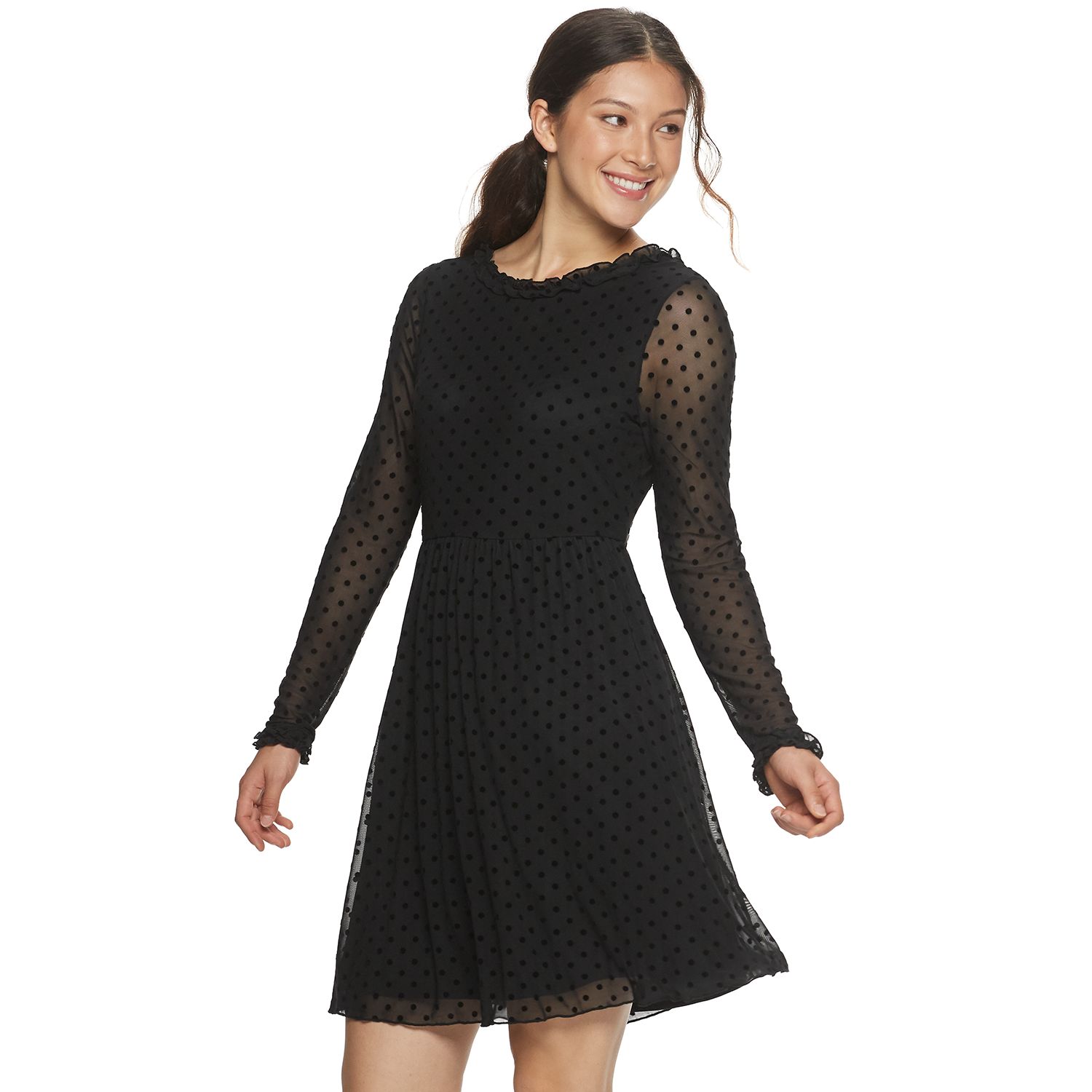kohls polka dot dress
