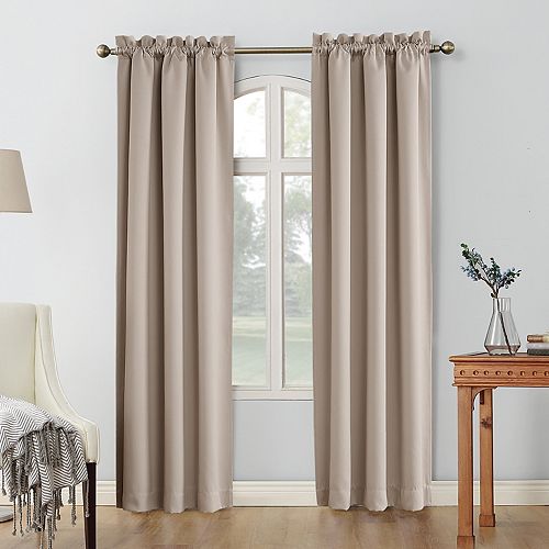 Sun Zero Norway 2-pack Theater Grade 100% Extreme Blackout Window Curtains