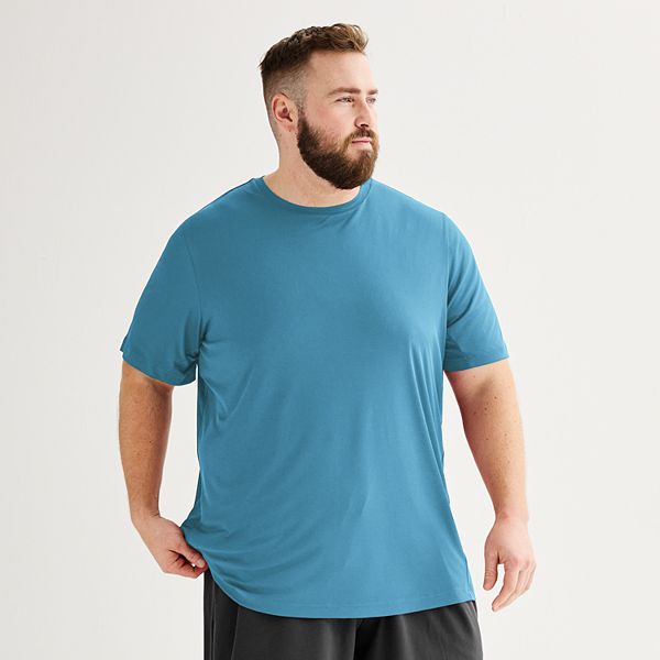 Big & Tall Tek Gear® Dry Tek Tee - Sequel Blue (L TALL)