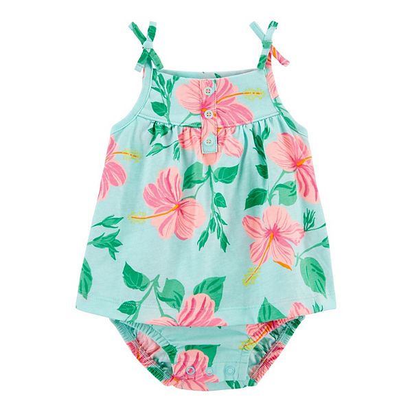 Baby Girl Carter's Floral Tank Sunsuit