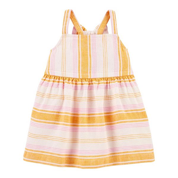 Baby Girl Carter's Striped Linen Dress