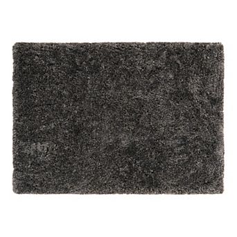 Chesapeake Microfiber Polyester Shag 5'x7' Oreo Area Rug