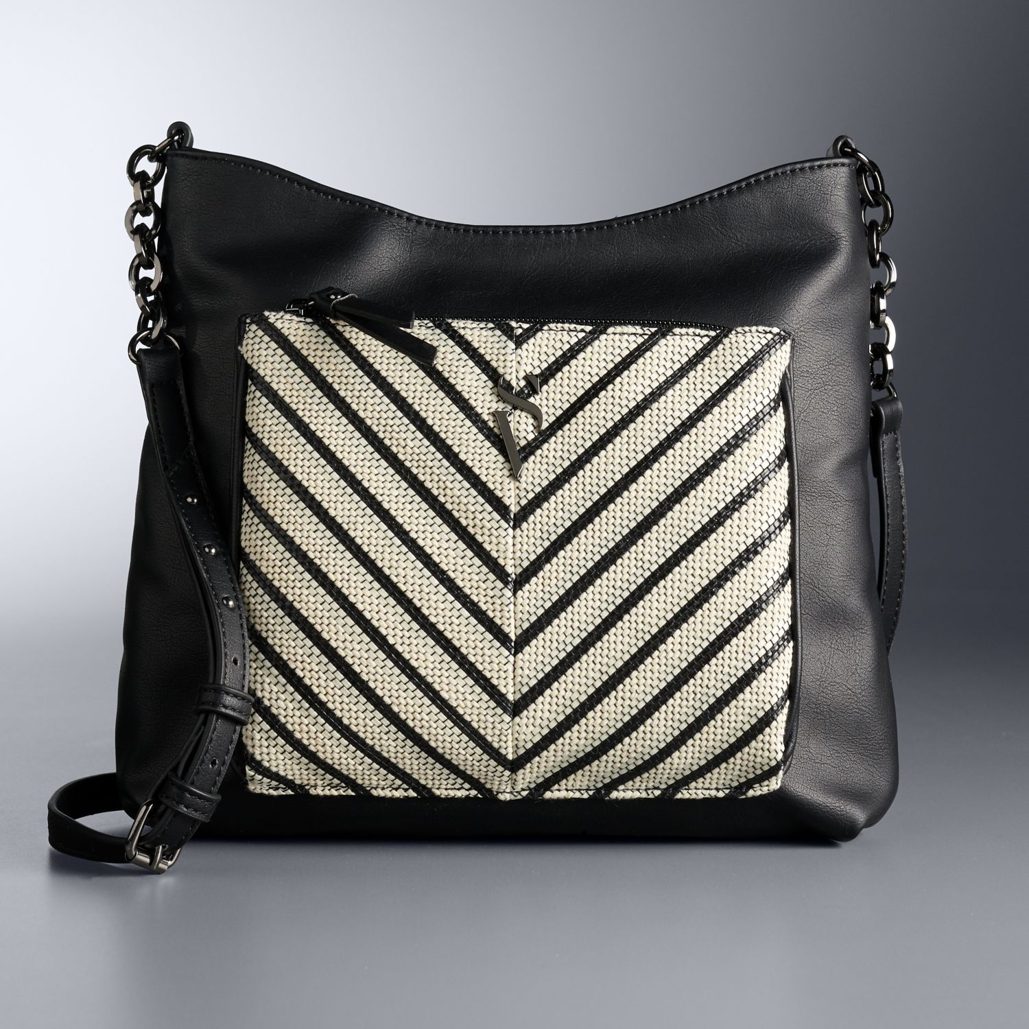 simply vera vera wang signature envelope crossbody bag
