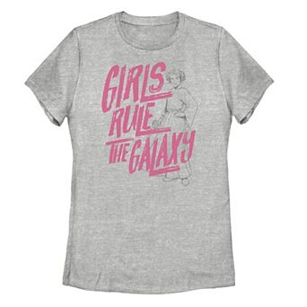 Juniors' Star Wars "Girls Rule The Galaxy" Portrait Sketch Tee