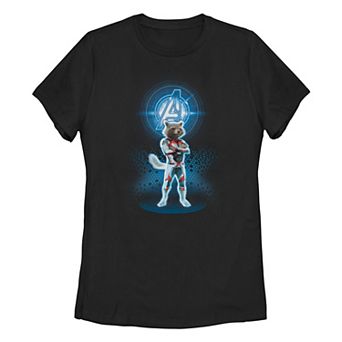 Juniors' Marvel Avengers Endgame Rocket Quantum Gear Tee