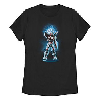 Juniors Marvel Avengers Endgame War Machine Quantum Suit Tee