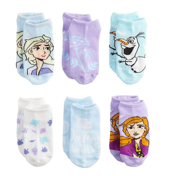 20 Pair Toddler Girls Socks Shoe Size 5-6 1/2 No Show Dora Disney Frozen Lot 