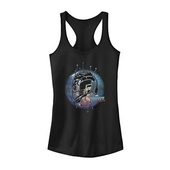 Juniors' Marvel Star-Lord Techno Side Profile Portrait Tank Top