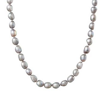 Splendid Pearls Baroque Freshwater Pearl Necklace