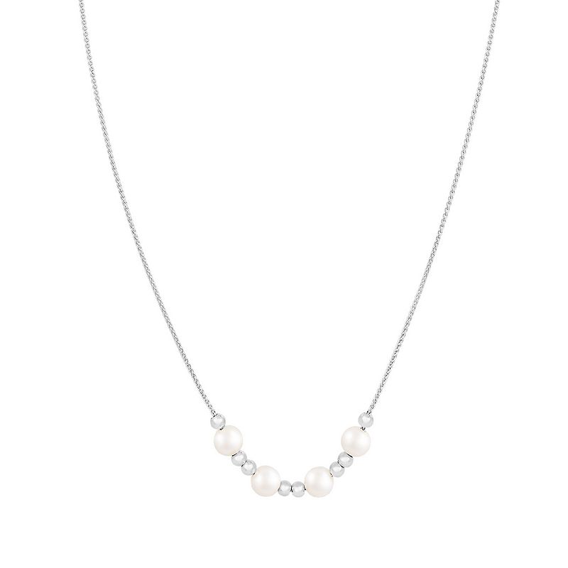 51041366 Sterling silver Freshwater Cultured Pearl Station  sku 51041366