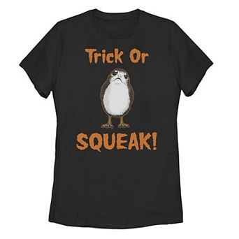 Juniors' Star Wars "Trick Or Squeak" Porg Tee