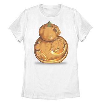 Juniors' Star Wars BB-8 Pumpkin Portrait Tee
