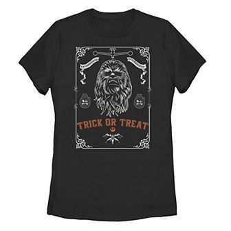 Juniors' Star Wars Chewbacca "Trick Or Treat" Tee