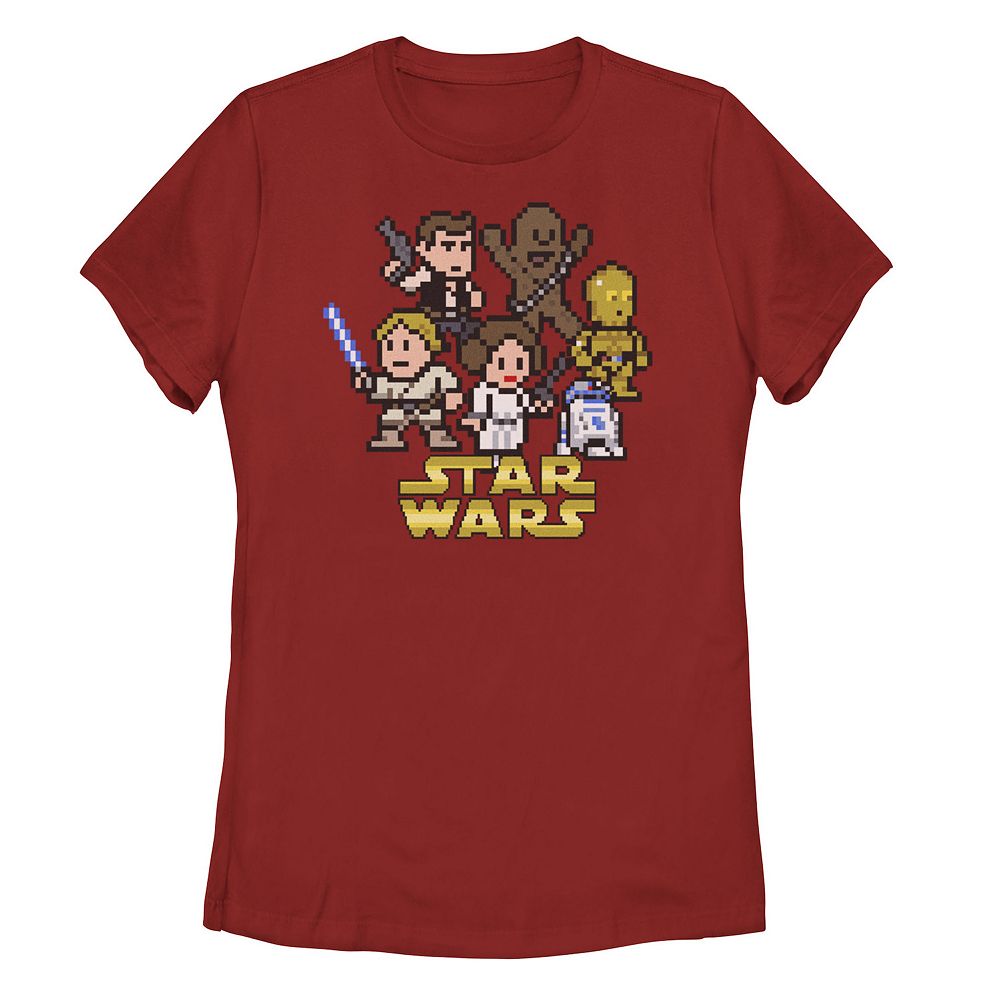 Star Wars: Camiseta De The Clone Wars Heroes Group Shot, Negro