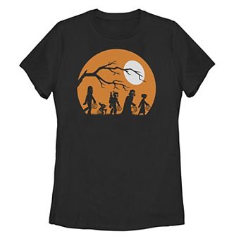 Juniors' Star Wars Halloween Silhouette Tee