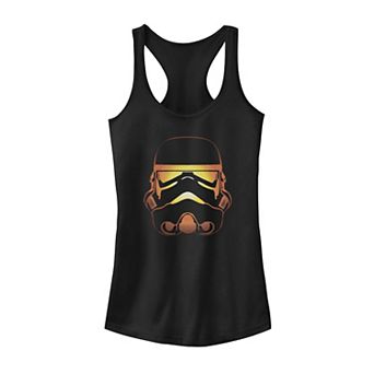 Juniors' Star Wars Stormtrooper Glowing Helmet Tank Top