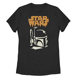 Disney's Star Wars Boba Fett Juniors' Logo Graphic Tee