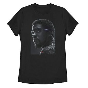 Juniors' Marvel Avengers the Fallen Black Panther Poster Graphic Tee