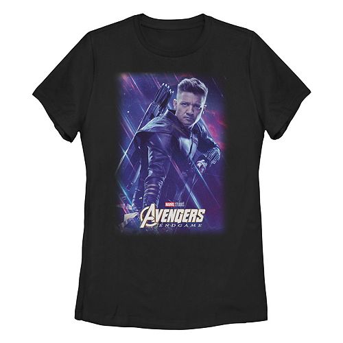 Juniors' Marvel Avengers Endgame Hawkeye Space Poster Tee