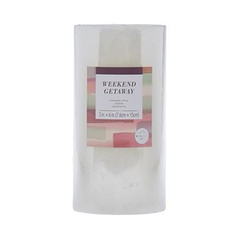 Sonoma Goods For Life® 3" x 6" Weekend Getaway Pillar Candle