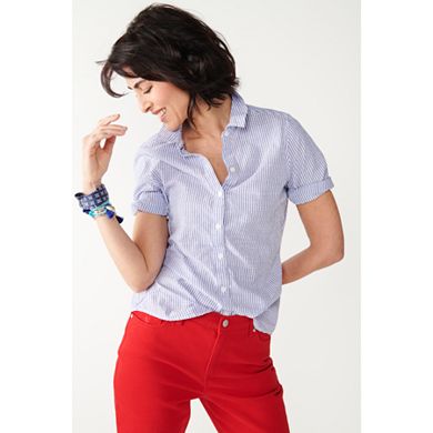 Women's Croft & Barrow® Button Down Shirt