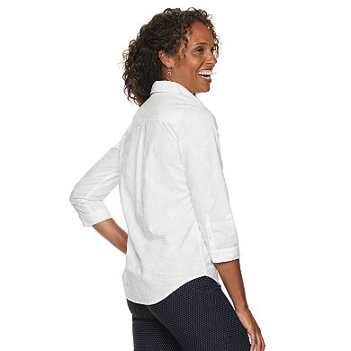Women's Croft & Barrow® Button Down Shirt