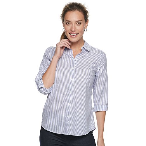 croft and barrow button down shirt women's