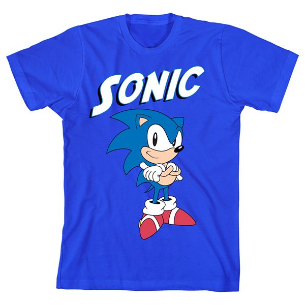 Boys 8 20 Sonic The Hedgehog Graphic Tee - sonic the face of a new world roblox