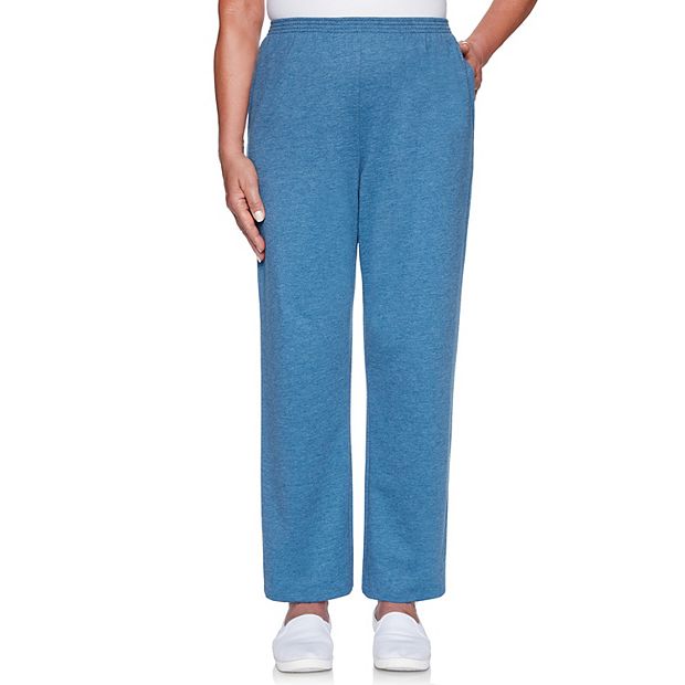Petite Alfred Dunner Pull on French Terry Pants