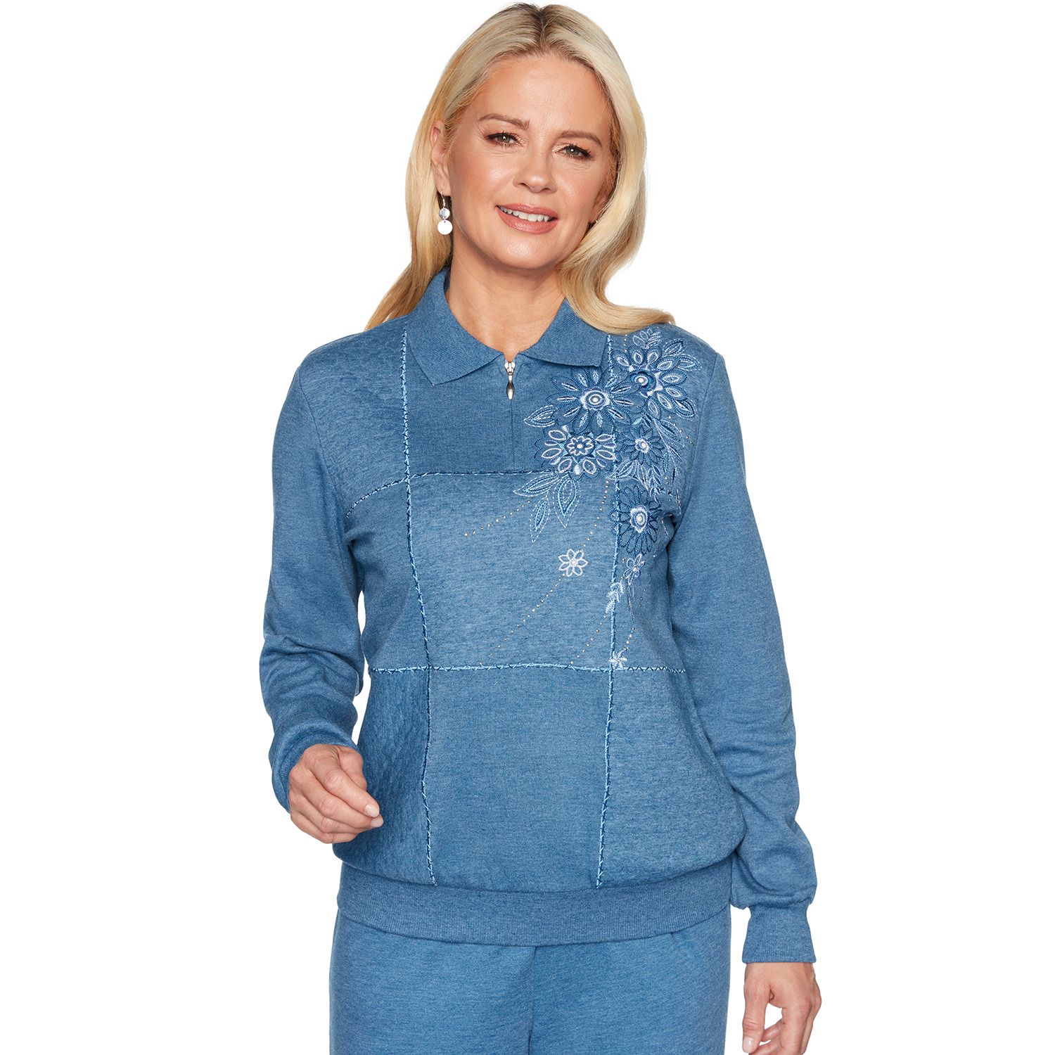 alfred dunner women's sweatshirts