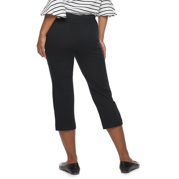 Petite Croft & Barrow® Effortless Stretch Capri Pants